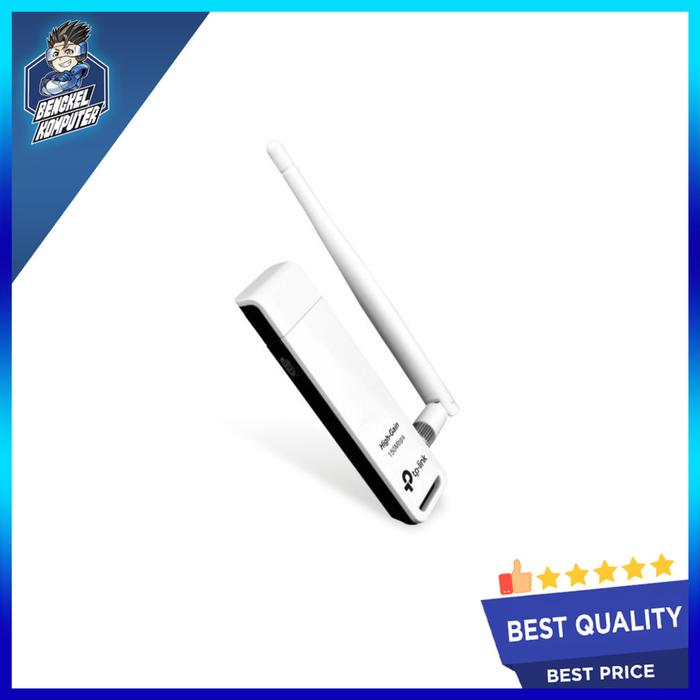 Gambar USB ADAPTER WIFI TPLINK TL-WN722N dari bengkelkomputerptk undefined Tokopedia