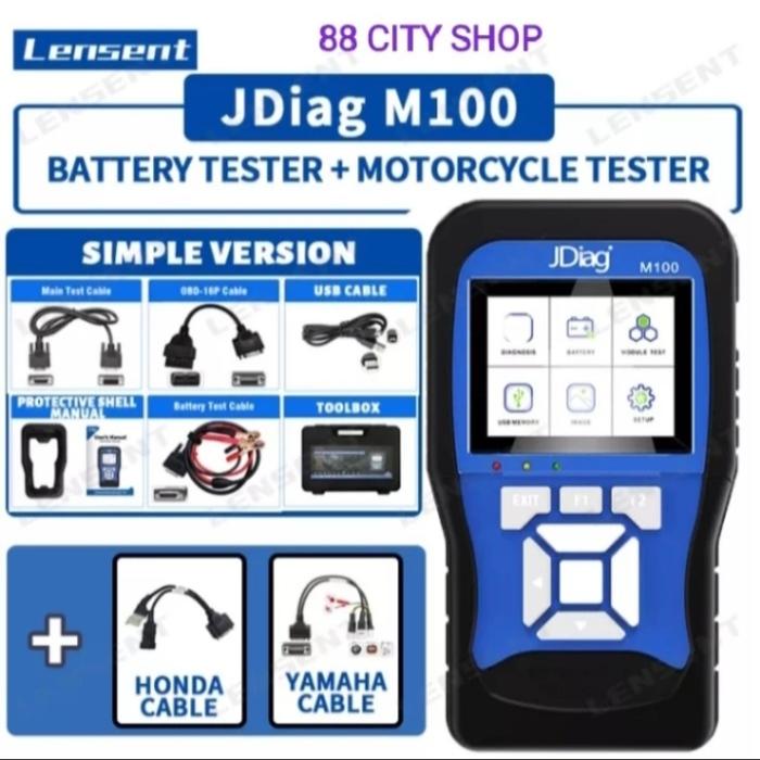 Gambar Scanner Motor Injeksi Universal Honda Yamaha Suzuki Kawasaki Kymco - PAKET B dari 88 CITY SHOP undefined Tokopedia