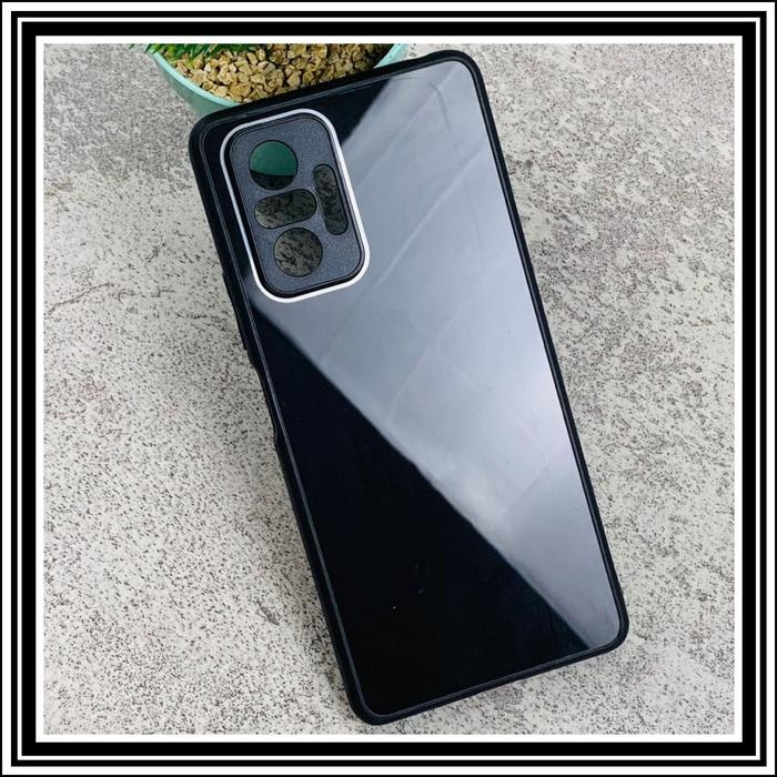 Gambar XIAOMI REDMI NOTE 10 PRO / MAX 4G HARD TEMPERED CRYSTAL GLASS TPU CASE - HITAM, RNOTE 10 PRO 4G dari Case Thebest undefined Tokopedia