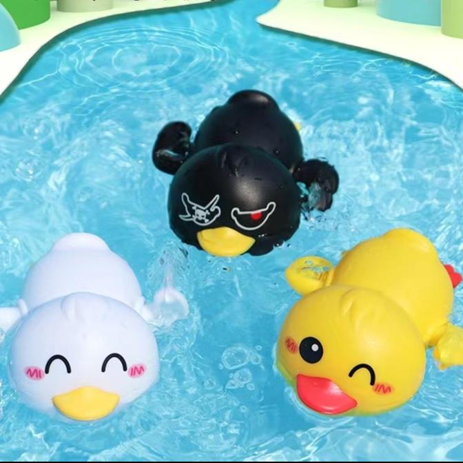 Gambar Mainan Mandi Anak Berenang Swimming Mainan Bayi bebek - Putih dari Toko Departmen undefined Tokopedia