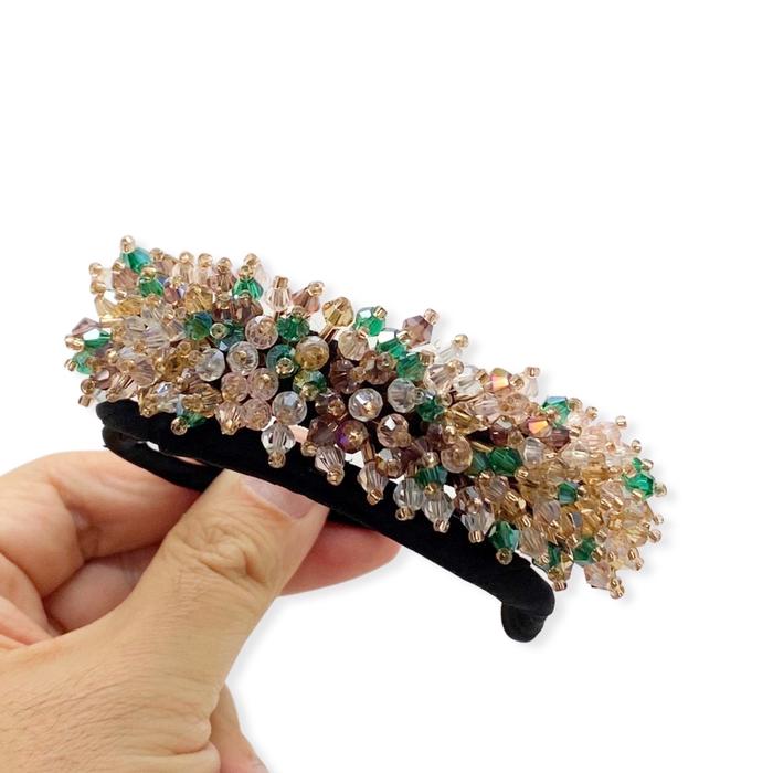 Gambar W! Accessories Ikat Rambut Kawat Cepol Kristal Mutiara 64091800 - 01 dari W Accessories by Scoop undefined Tokopedia