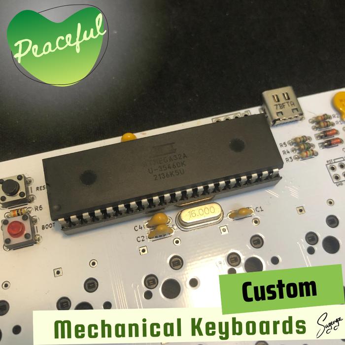 Gambar Komponen Mechanical Keyboard QMK VIA - Micro Controller MCU - ATMEGA32A PU dari PeacefulHeartShop undefined Tokopedia