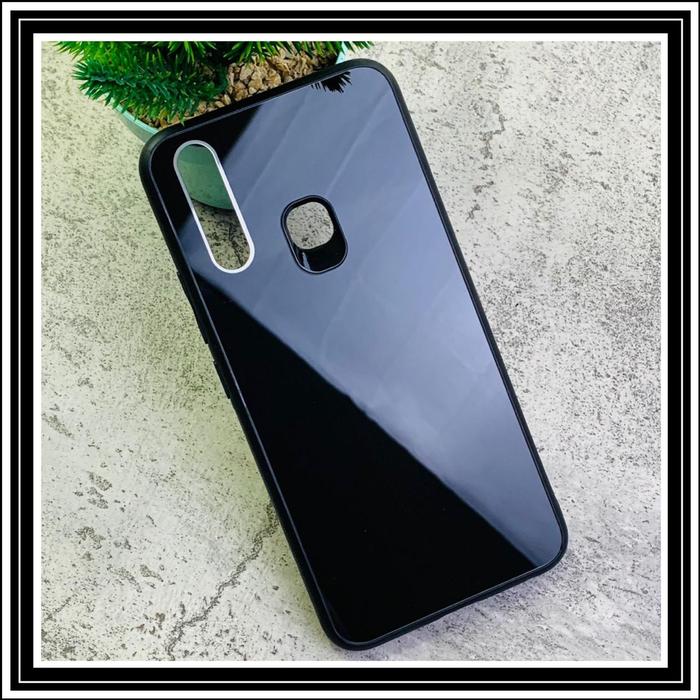 Gambar VIVO Y17 / Y15 / Y12 / Y12I / Y11 2019 CRYSTAL GLASS HARD CASE SOFT PC - HITAM, VIVO Y12 dari Case Thebest undefined Tokopedia