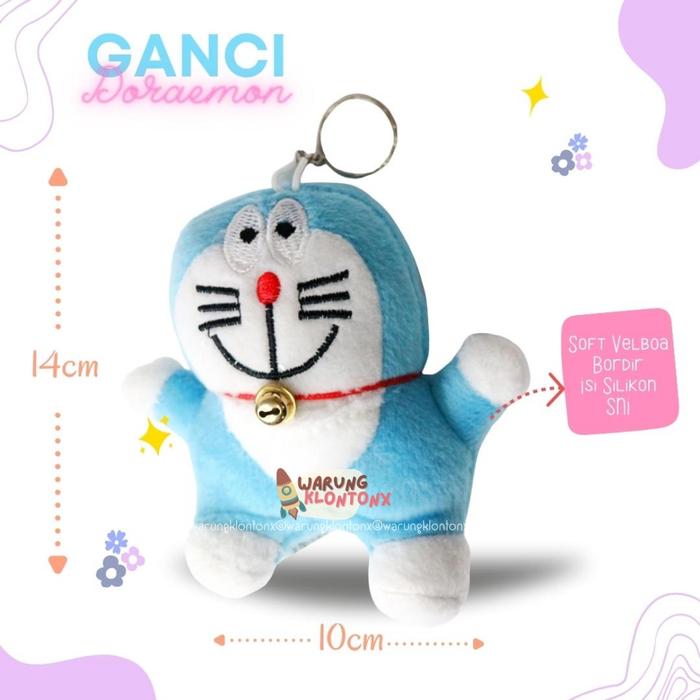 Gambar Boneka Gantungan Kunci (KeyChain) Aneka Karakter Sni - doraemon dari warungklontonx undefined Tokopedia