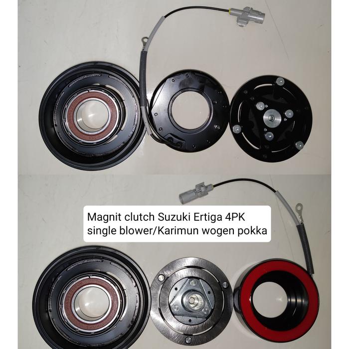 Gambar Magnetic Clutch Suzuki Ertiga Karimum Wagon 4PK Single Blower - Pokka dari Sparepart AC Mobil Medan undefined Tokopedia