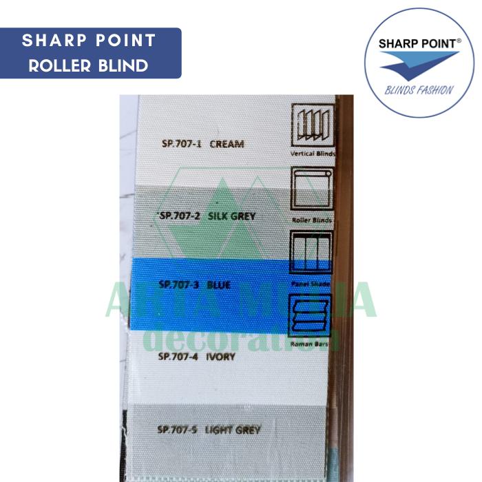 Gambar Roller Blind Indoor Sharp Point Dimout Gorden Minimalis Chain Deluxe - SP707 dari ARTA MULIA DECORATION undefined Tokopedia