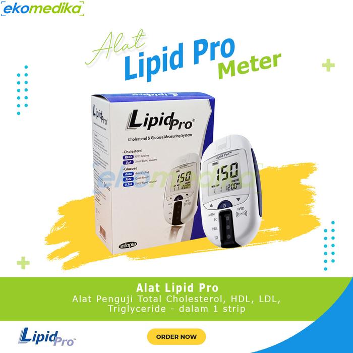 Gambar LIPID PRO Kolesterol Trigliserida HDL LDL Glucose Meter Alat - Alat dari Eko Medika undefined Tokopedia