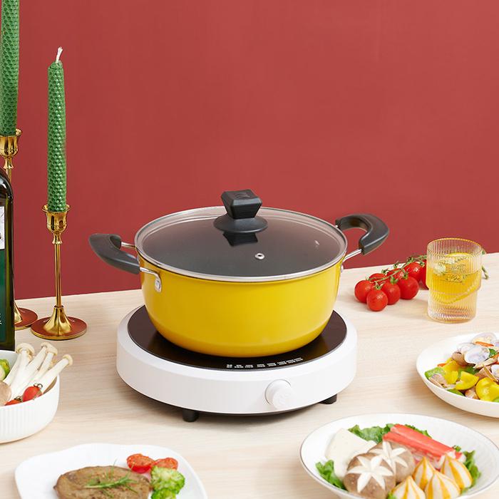 Gambar [SUPER SALE] Royalstar Yalesia Panci & Wajan Teflon Serbaguna Tahan Gores Dan Karat Wajan Wokpan Serbaguna Peralatan Dapur Kitchenware - Panci 22cm dari Royalstar Indonesia undefined Tokopedia