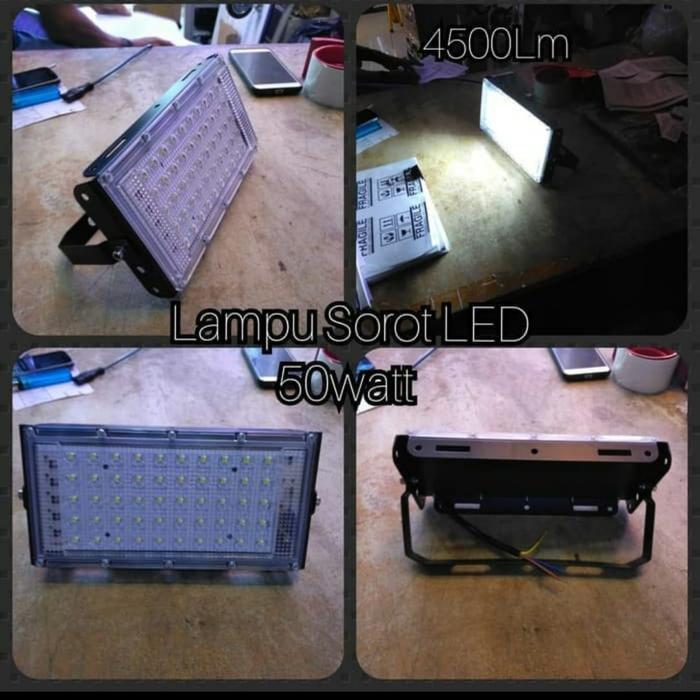 Gambar Lampu sorot led 50w 50 watt led sorot tembak floodlight led outdoor dari starlight.electric undefined 5 Tokopedia