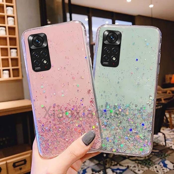 Gambar Case untuk REDMI NOTE 11 PRO 4G 5G SOFT TPU MOTIF GLITTER BLING CASING COVER HP - Ungu dari KORI ACCESSORIES undefined Tokopedia