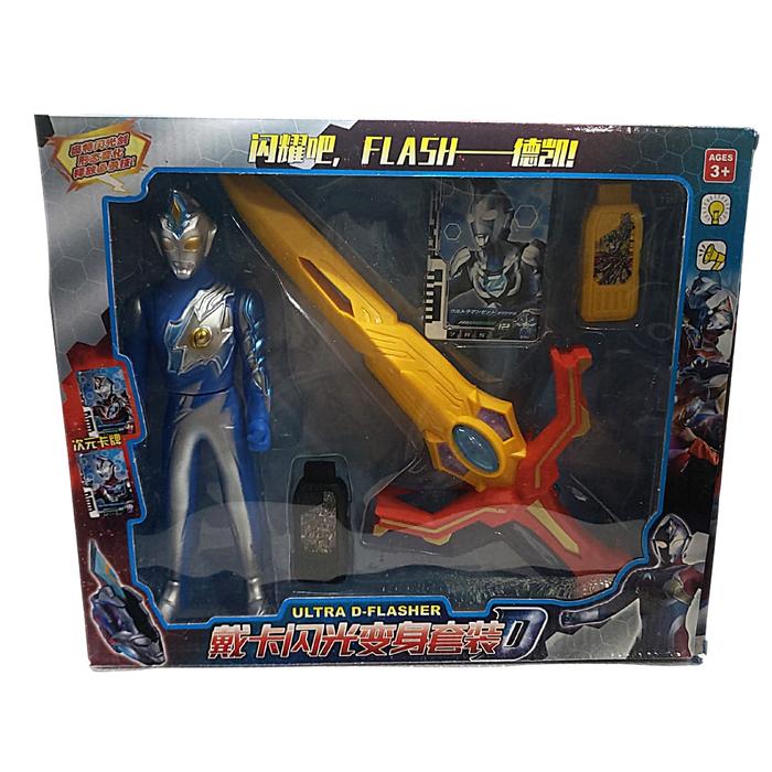 Gambar Mainan Senjata Pedang Ultraman Ultra D Miracle Decker Strong Flash dx - DECKER MIRACLE dari damantoys undefined Tokopedia