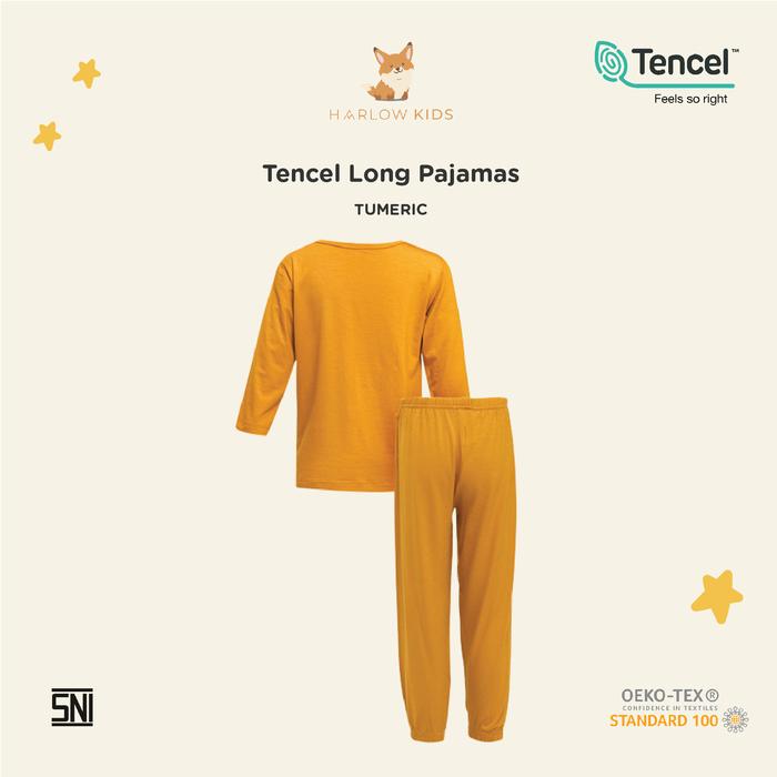Gambar Harlow Kids - New Tencel Long Pajamas A ( 1 - 5Y ) - Tumeric, 5 Years dari Harlowkids undefined Tokopedia