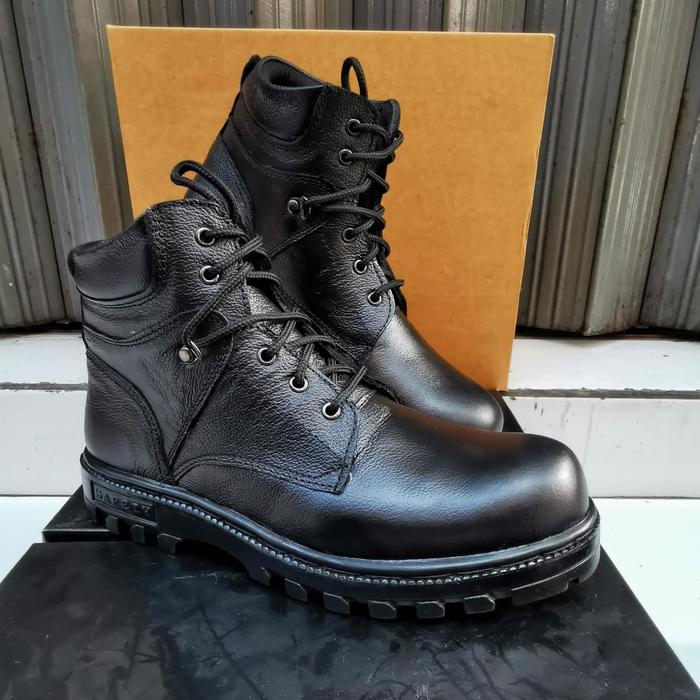 Gambar Sepatu Safety King Marshall 001 Pria Warna Hitam Bahan Kulit Asli - Hitam, 40 dari JeasMarshall undefined Tokopedia