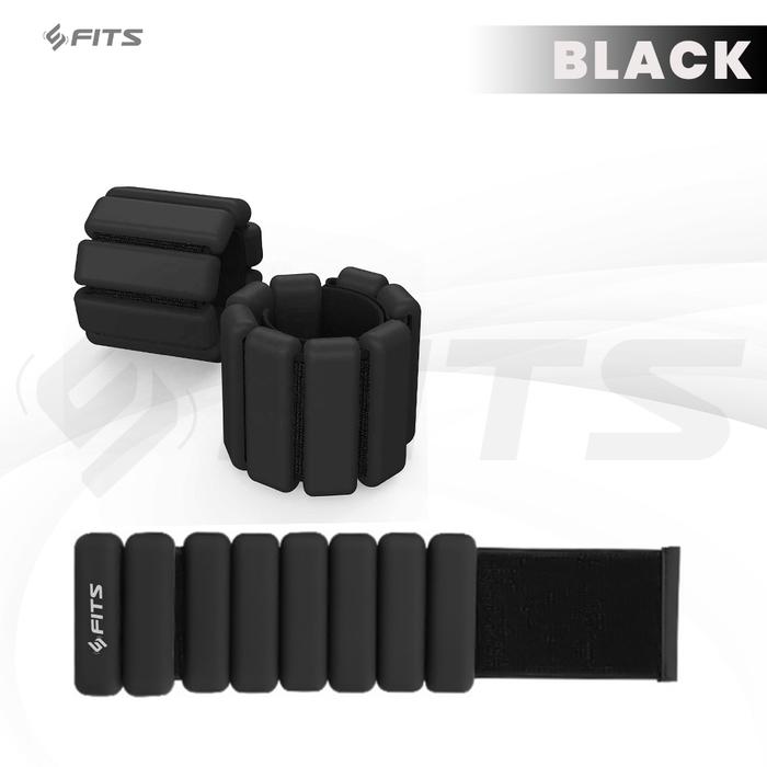 Gambar SFIDN FITS Adjustable Wrist & Ankle Weight Bracelet | For Gym & Fitnes - Hitam, Satuan (500gr) dari SFIDN FITS Shop undefined Tokopedia