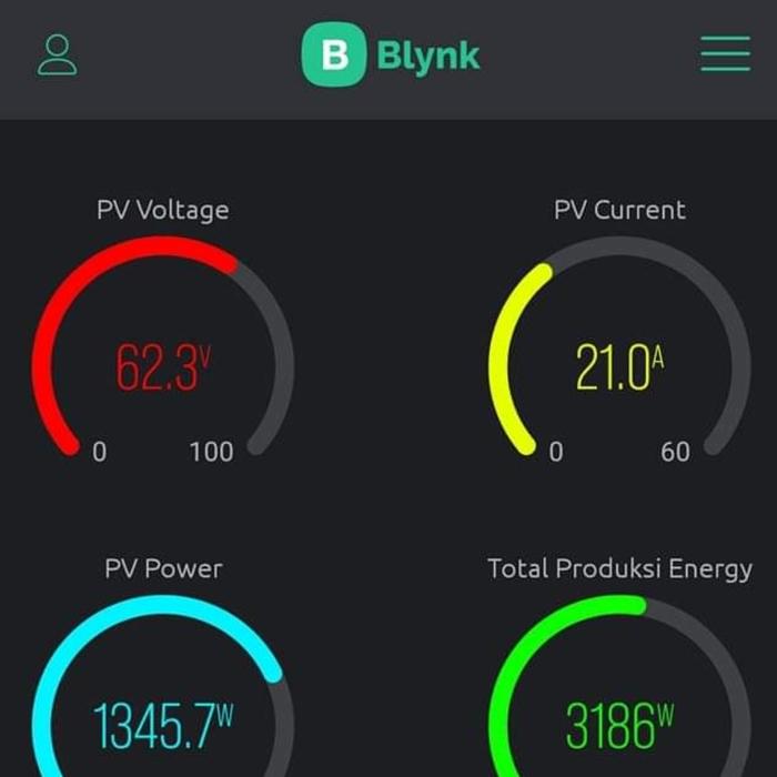 Monitoring Watt Meter Panel Surya Wifi Online 500VDC 50 Ampere  Solar Power