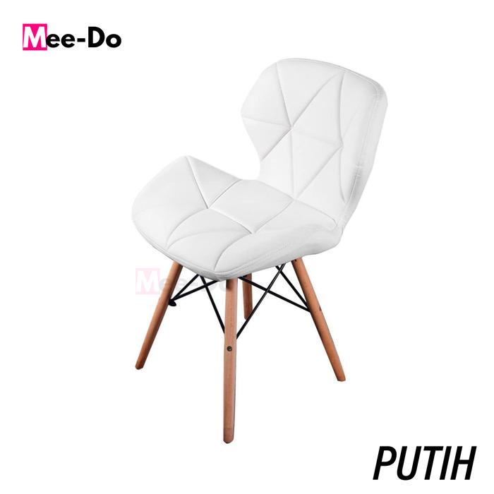 Gambar Kursi Cafe Makan Bar Minimalis Dining Chair Scandinavian - Putih dari Mee Do undefined Tokopedia