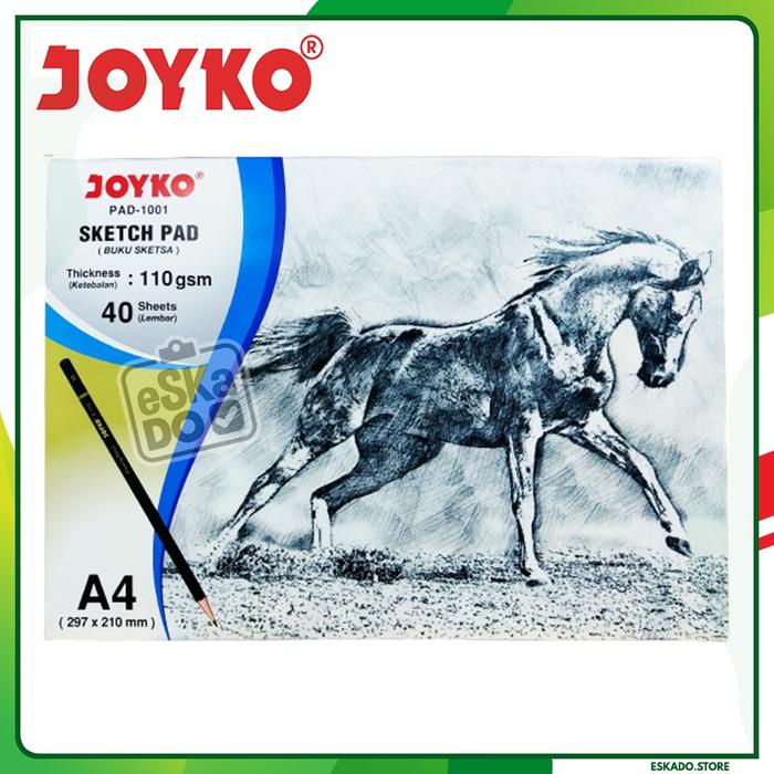 Gambar Sketchbook / Buku Sketsa / Buku Gambar Joyko A4 Sketch Book (PAD-1001) dari eskado.store undefined Tokopedia