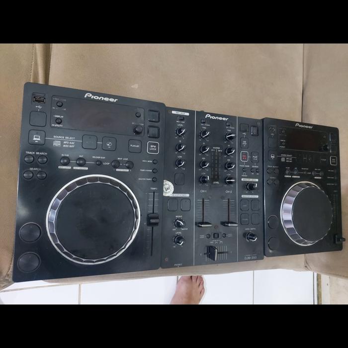 未使用】【中古】Pioneer DJ用CDプレーヤー ブラック CDJ-350 痛く 