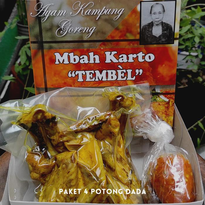 Gambar Ayam Goreng Kampung Mbah Karto Tembel - Dada 4 pcs dari JAJAN.AJA. undefined Tokopedia