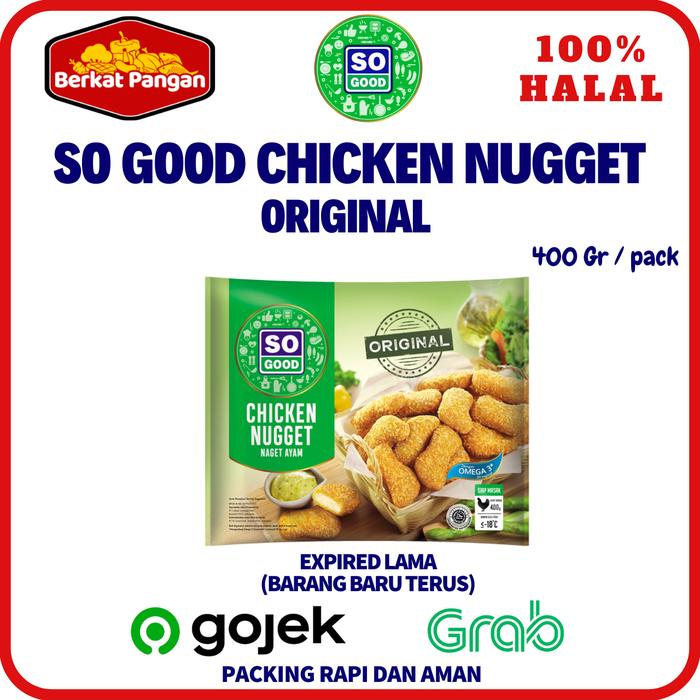 Gambar So Good Chicken Nugget Original / Spicy Garlic / Hot & Spicy 400 gr - Original dari Berkat Pangan_NEW undefined Tokopedia