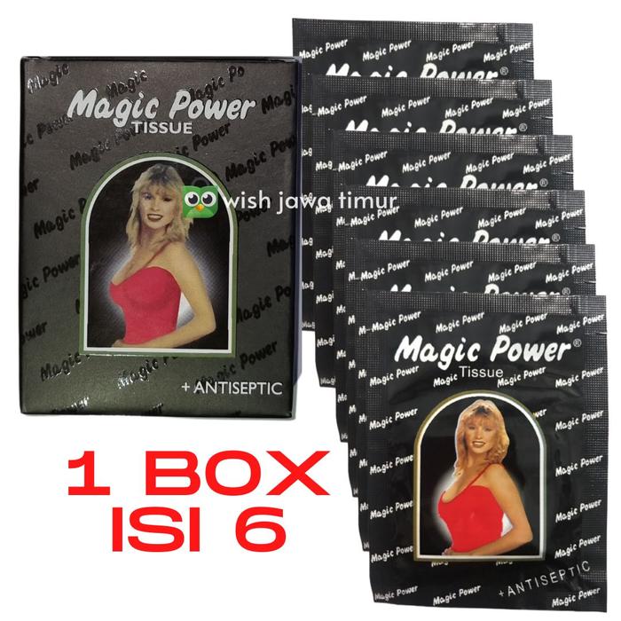 Gambar Tissue Magic Power Tisu Magic Pria Tisue Magic Super Magic Man - 6 SACHET dari WISH BOYKE ID undefined Tokopedia