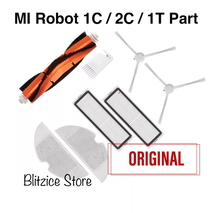 Gambar Side Roller Brush Hepa Filter Mijia Robot 1C Vacuum Cleaner Mop dari Blitzice Store undefined Tokopedia