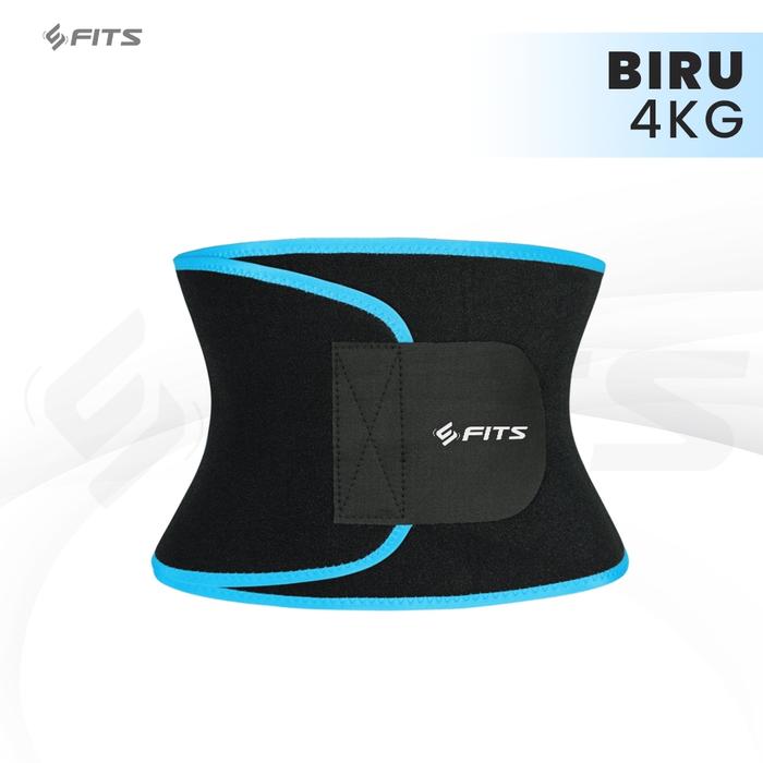 Gambar SFIDN FITS Basic Sweat Waist Trimmer Belt | Korset Pengecil Perut - Biru, S dari SFIDN FITS Shop undefined Tokopedia