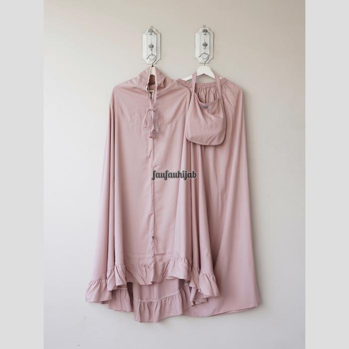 Gambar Mukena - dusty pink dari faufaubutik undefined Tokopedia