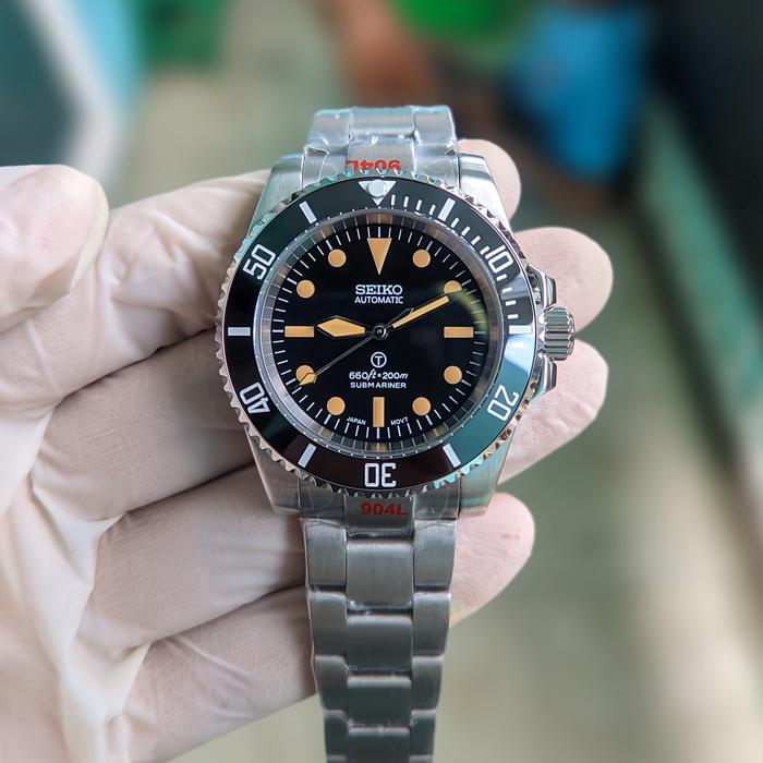 機械式　腕時計 MOD NH35 自動巻　ビンテージ調　レトロ　ダイバーズ 機械式 腕時計 MOD NH35 自動巻 ビンテージ調 レトロ ダイバーズ