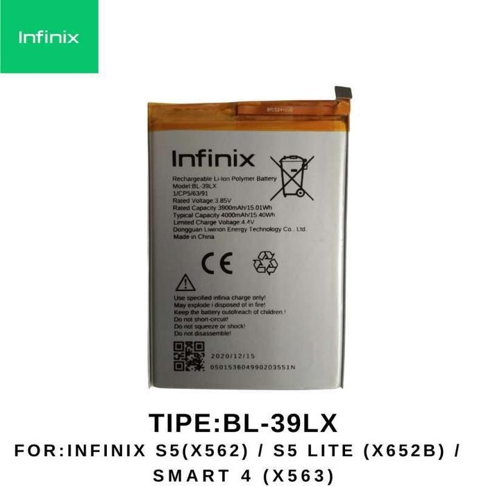 Infinix S5 Original Battery Original Infinix BL-39LX Battery For