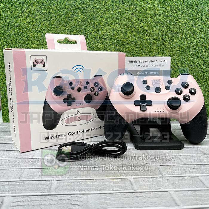 Gambar Wireless Joystick Nintendo Switch Pro Controller Stick Gamepad PC NS - Soft Pink dari Rakogu Technology undefined Tokopedia