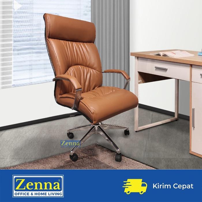 Gambar Zenna Kursi Direktur Sienna - model tan A dari Zenna Padalarang official undefined Tokopedia