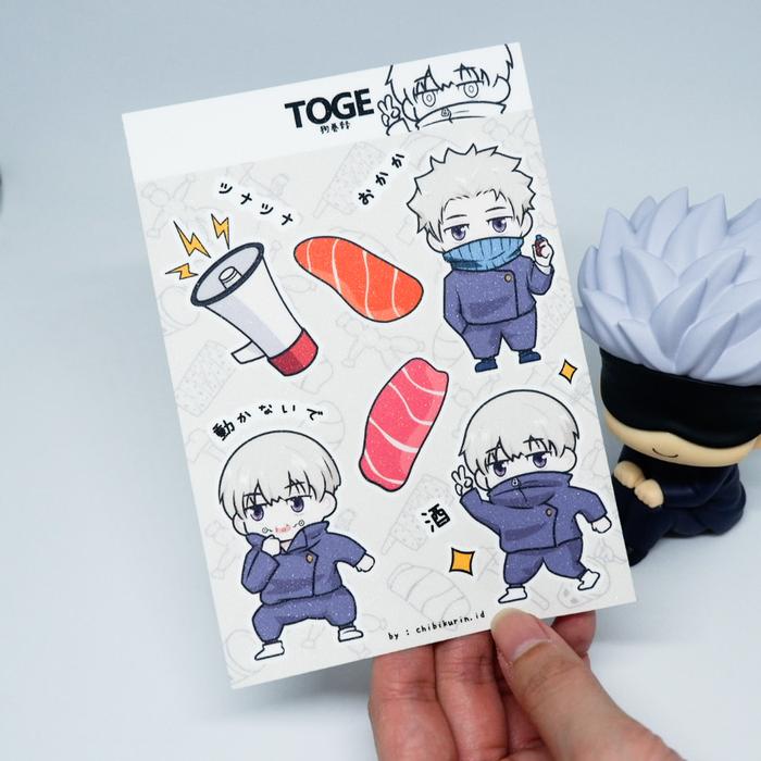 Gambar JUJUTSU KAISEN STICKER SHEETS chibikurin.id - Inumaki Toge dari Chibikurin undefined Tokopedia