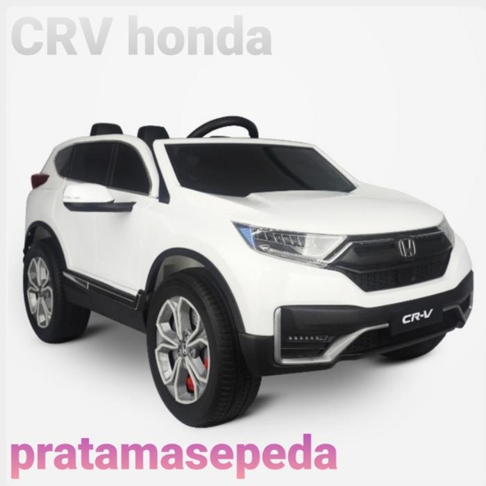 Gambar Mobil Aki Mainan Remote Control 2 GEARBOX AKI 12 VOLT Model CR-V 7788 Bisa Dinaiki Anak Dengan Lampu - Putih, Dus Aja dari PratamaSepeda undefined Tokopedia