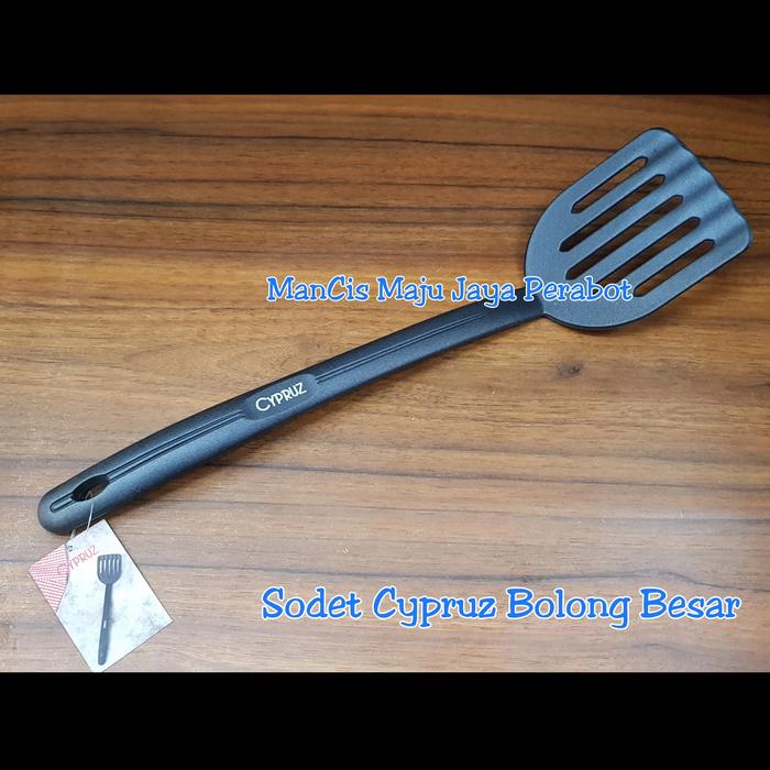 Gambar Spatula Teflon / Sodet / Sendok sayur / Sutil / Irus Nylon - Sodet bolong B dari Mancis Maju Jaya Perabot undefined 5 Tokopedia