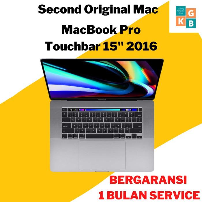 Jual Apple second MacBook Pro 2016 15-inch TouchBar A1707 FREE SSD