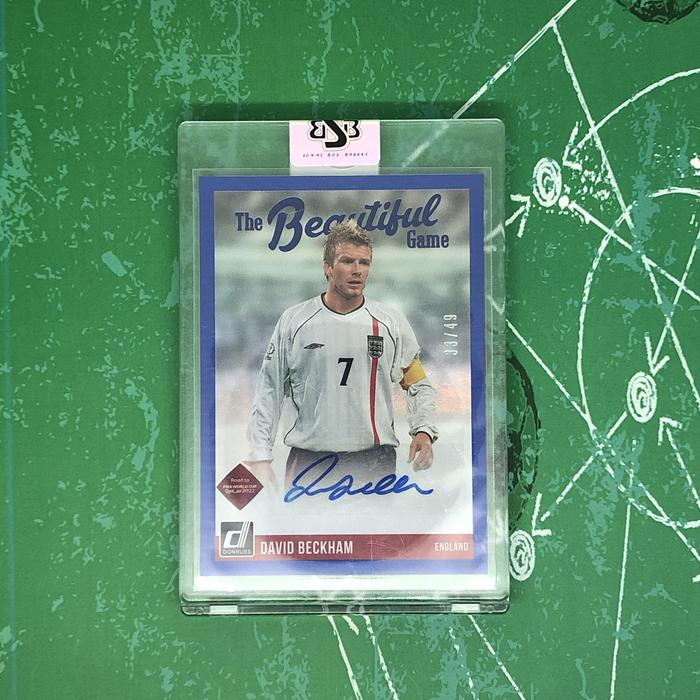 panini soccer ベッカム auto サインカード レアルマドリード PANINI