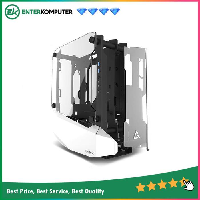 Gambar Antec Striker - ITX OPEN CASE - 4mm Tempered Glass / Casing Gaming dari Enter Komputer Official undefined Tokopedia