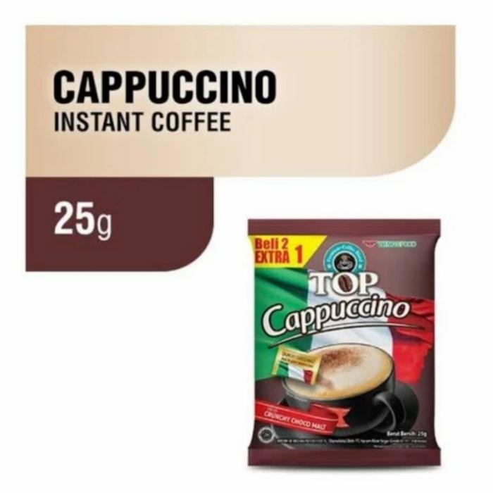 TOP COFFEE CAPPUCCINO 15S X 25 GR