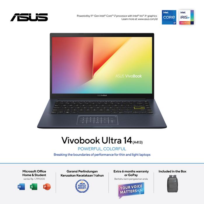 Asus Vivobook A413ep Vips753 Laptop Asus A413ep Jual ASUS VivoBook