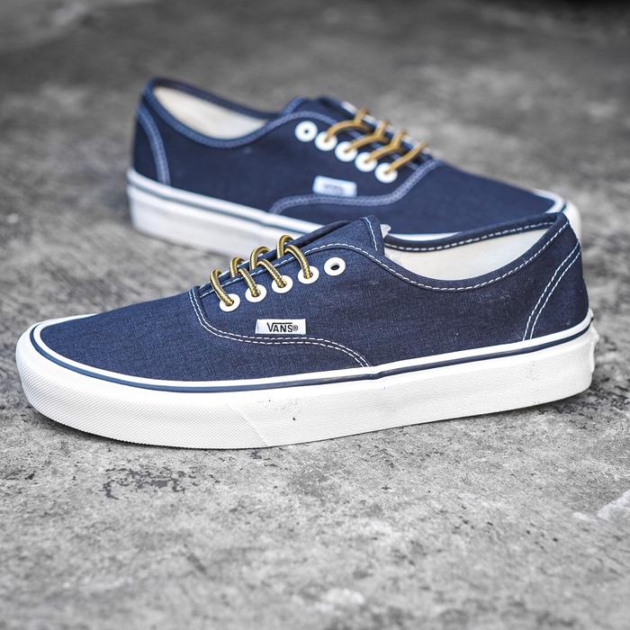 Jual Sepatu Vans Authentic X J Crew Worn Canvas Navy Original 42