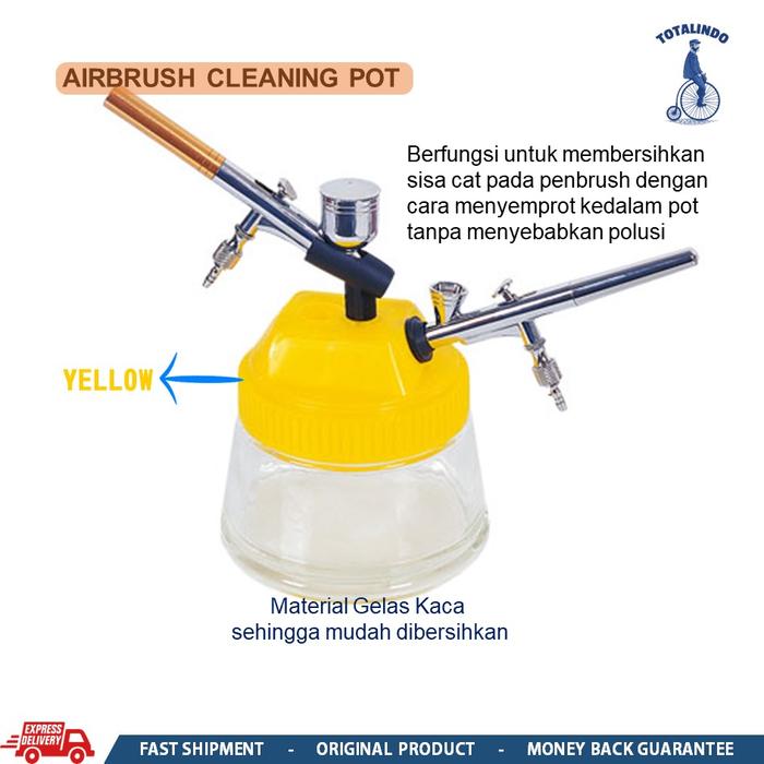 Gambar Air Brush Pen Airbrush Kit - Spray Gun Penbrush - Hobby Painting Lukis - Cleaning Pot YL dari Totalindo Store undefined Tokopedia