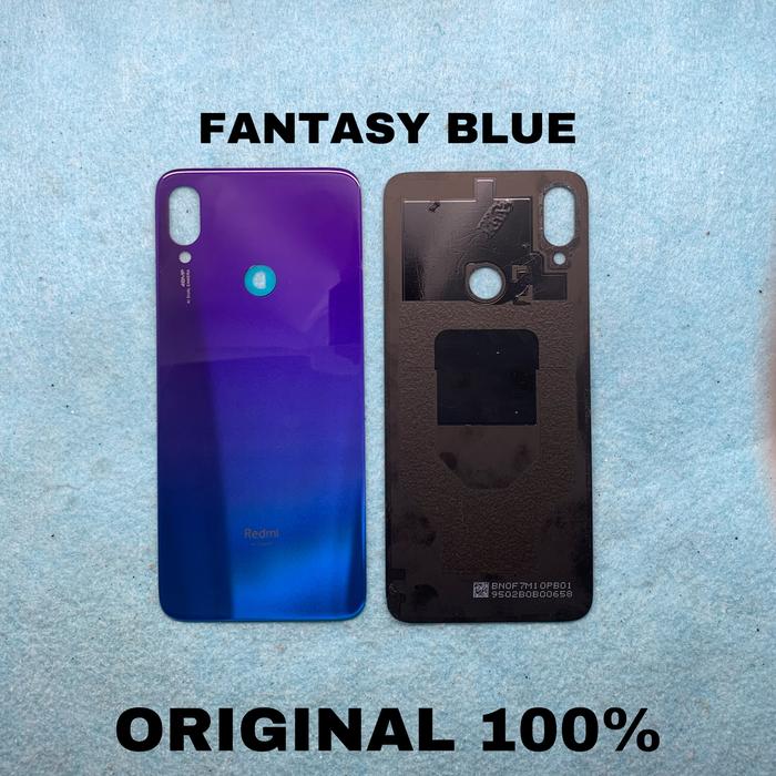 Gambar BACKDOOR CASING HOUSING COVER XIAOMI REDMI NOTE 7 ORIGINAL COPOTAN - Biru dari BAGUSPARTS ORI undefined Tokopedia