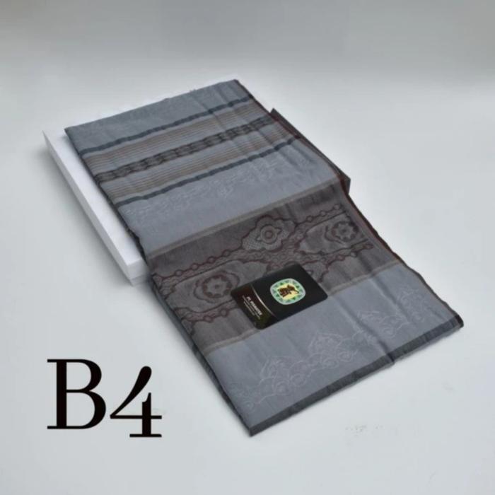 Gambar sarung gajah duduk signature - Abu-abu dari Arun@TPmart undefined Tokopedia