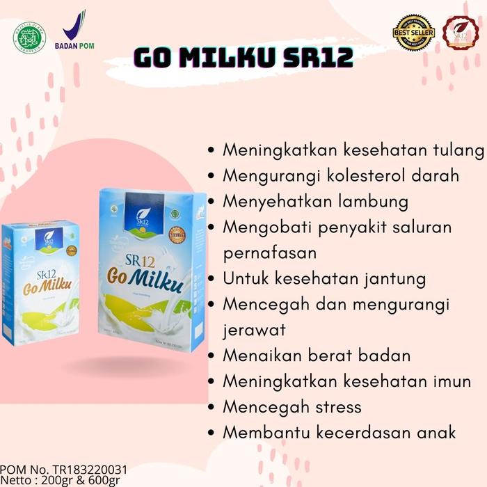 Gambar SR12 GO MILKU SUSU ETAWA TERBAIK / GOMILKU SUSU KAMBING KUALITAS PREMI - Coklat, 200 gr dari Distributor Sr12 Riau undefined Tokopedia
