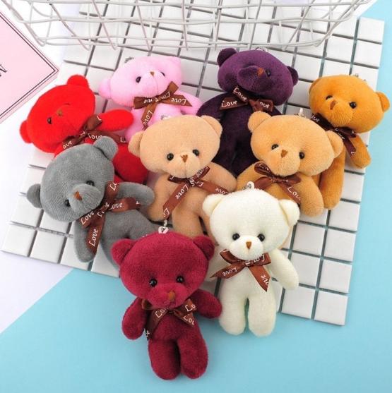 Gambar Mainan Boneka Teddy Bear Mini Bahan Plush Untuk Hadiah Anak Gantungan - RANDOM BEAR dari Beauty_GOLD undefined Tokopedia
