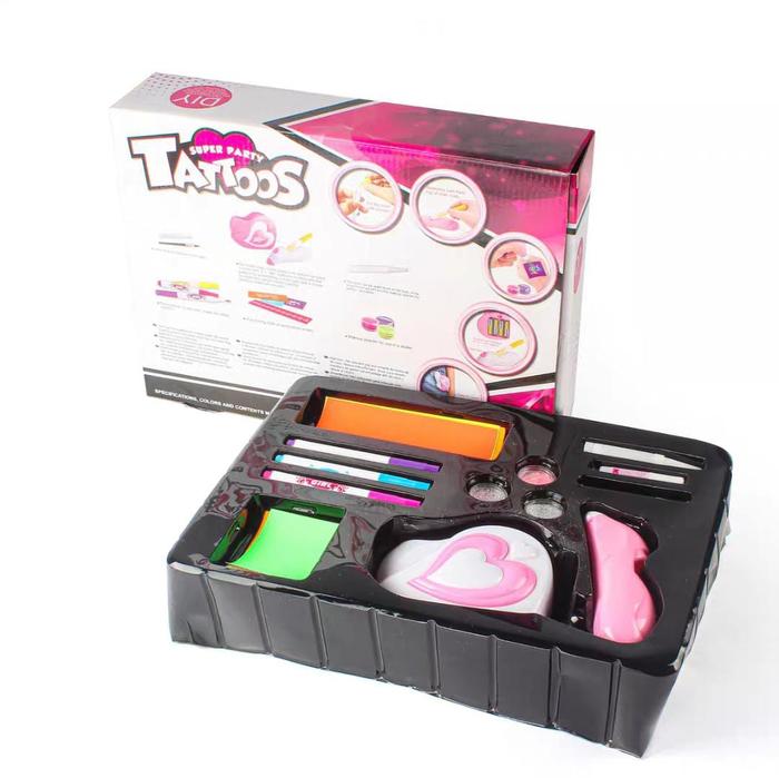 Gambar Temporary Tattoo Nail Sticker Mainan Tato Temporer Anak Pulpen Kreatif - Love Putih dari Lovely Koper undefined Tokopedia