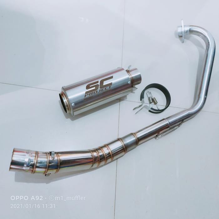 Gambar Knalpot Racing R15 v1 v2 v3 Fullsystem SC Project Doff - Stainless, R15 v3 dari n.a.f.i shop undefined Tokopedia