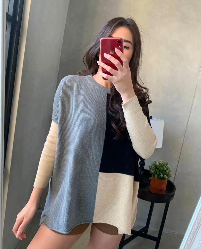 Gambar Pakaian Wanita Fashion Vivian Knit Top - CREAM dari almakris toko kecantikan undefined Tokopedia