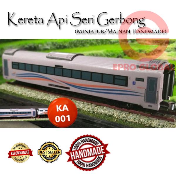 Gambar Kereta Api Seri Gerbong/Kereta Penumpang (Miniatur-Mainan Handmade) - KA001 dari E Pro Global undefined Tokopedia